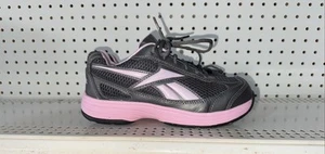 Reebok Ketee Womens Slip Resistant Steel Toe Work Shoes Size 8 Gray Pink - Picture 1 of 10