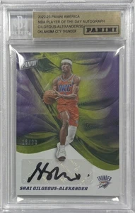 2022-23 Shai Gilgeous-Alexander Panini Player of the Day Autograph 16/20 - Picture 1 of 2