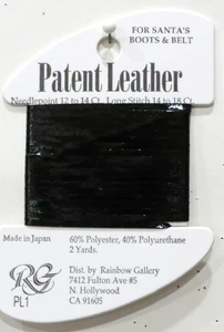 Rainbow Gallery Patent Leather Santa's Belt Thread Needlepoint / Cross stitch - Picture 1 of 1