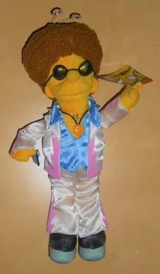 Disco Stu 14 pulgadas muñeca de peluche juguete con etiquetas aplausos 2004 Los Simpson Foto 1 de 2