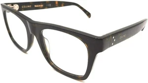 Authentic CELINE CL50018I 052 Dark Tortoise Demo Lens Eyeglasses 49mm - Picture 1 of 8