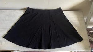 H&M Basics Black Mini Skirt Size 14-16 Used Casual Wear - Picture 1 of 2