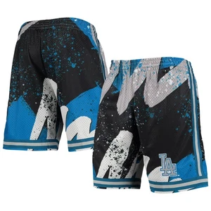 Pantalones cortos Mitchell & Ness Royal Los Angeles Dodgers Hyper Hoops para hombre - Imagen 1 de 5