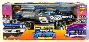 Dale Earnhardt #3 1967 Chevy Nova Muscle Machines 1/18th Nascar Diecast RARE - Picture 1 of 7