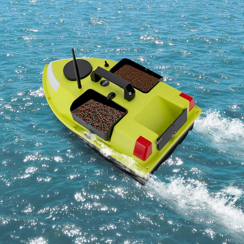 600M GPS Futterboot Karpfen Angel GPS köderboot mit Echolot LCD Fischfinder - Bild 1 von 4