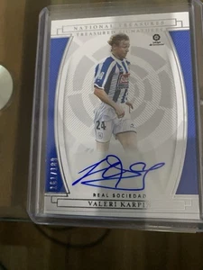 2020-21 Panini Chronicles National Treasures soccer /189-auto-Valeri Karpin - Bild 1 von 1