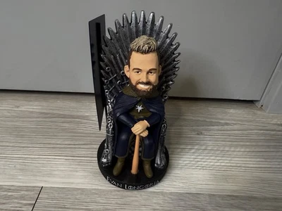 Evan Longoria MLB Tampa Bay Rays Game Of Thrones Iron Throne Bobble Head + Flag - Image 1 of 4