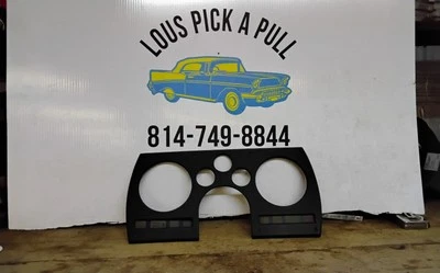 1985-1987 CHEVY CAMARO CLUSTER TRIM PANEL BEZEL OEM ASSEMBLY BLACK IN COLOR OEM  - Image 1 of 4
