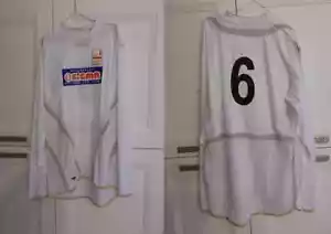 MAGLIA LO PICCOLO NR 6 ACR MESSINA 11-12 taglia XL BIANCA LUNGA ANCORA SPORCA - Foto 1 di 1