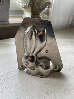 alte Schokoladenform Hase Langohr  3012 Shabby Backform Vintage Blech - Bild 1 von 4