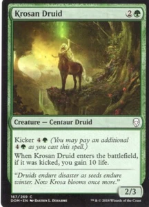 4X KROSAN DRUID 167/269 DOMINARIA MTG MAGIC NM X4 - Picture 1 of 1