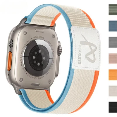 Nylon Sport Band for Apple Watch 10 9 8 7 6 5 4 3 Ultra 2 46/42/44/45/49mm Strap - Image 1 of 4