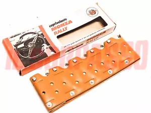 COPRI VOLANTE MARRONE CON BOTTONI FIAT 500 600 850 124 125 126 127 128 131 LAMPA - Foto 1 di 2