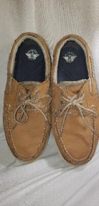 DOCKERS BEACON CASUAL BOAT SHOES MEN SZ 11W TAN LEATHER MSRP $85 NICE 90-38611 - Picture 1 of 18