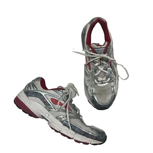 Brooks Adrenaline 9 GTS Womens Running Shoes Size 10 Silver Lace Up Sneakers - Picture 1 of 9