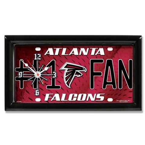 NFL Clock - Atlanta Falcons Cover