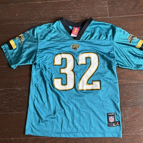 Reebok Jacksonville Jaguars Jones-Drew #32 Jersey Youth 14-16 Large Blue NFL Cover