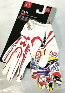 Under Armour F5 Limited Edition Maryland Youth Receiver Gloves - Size S - Picture 1 of 4