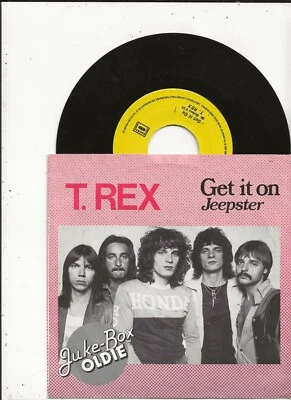 T. REX GET IT ON/JEEPSTER JUKEBOX LABEL SINGLE FROM NETHERLANDS, SCARCE - Image 1 of 2