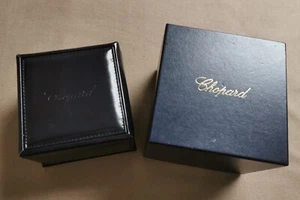 Chopard Vintage komplette Leder Uhrenbox dunkelblau für alle Modelle sehr gut - Bild 1 von 14