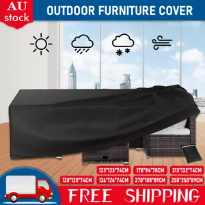 Waterproof Outdoor Furniture Cover Garden Patio Rain UV Sofa Table Protector AU - Picture 1 of 22