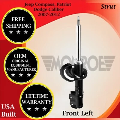 Puntal delantero izquierdo Monroe OEM para Dodge Caliber/Jeep Compass 2007-2012, Patriot Foto 1 de 4