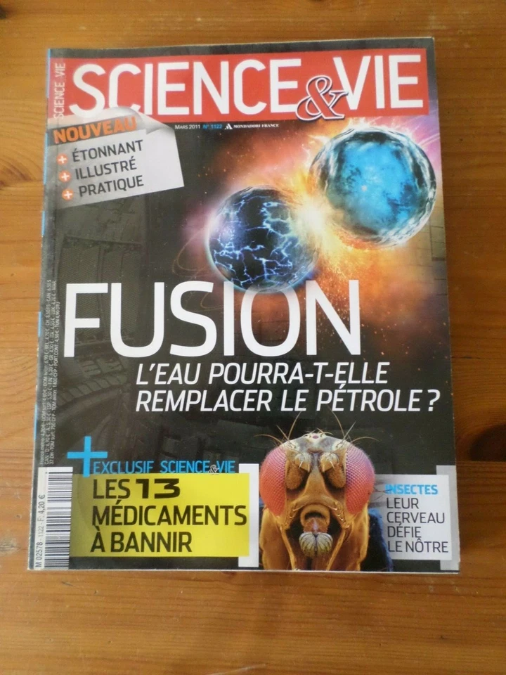 Magazine Science & Life, 1122 Mars 2011, Fusion, Insect, Medecines A Banish - Image 1 of 1