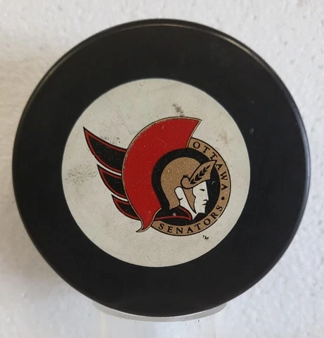 NHL HOCKEY OTTAWA SENATORS OFFICIAL TEAM LOGO PUCK Cover