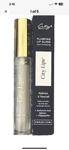 Lucidalabbra City Beauty City Lips CLEAR rimpolpante stesso giorno spedizione VELOCE!!! - Foto 1 di 3