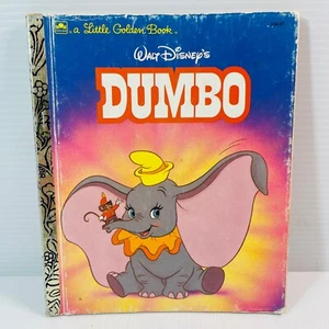 Walt Disney's Dumbo: A Little Golden Book by  Teddy Slater, HC  1988 - Picture 1 of 4