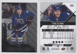 2014-15 Upper Deck Black Diamond Teemu Selanne #202 HOF
