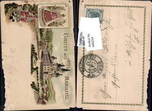 680239 Lithographie Gruss aus Mariazell Maria Zell Gnadenmutter pub Schemm - Picture 1 of 1