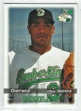 2003 Clinton LumberKings (Class A-Texas Rangers) Gerald Smiley