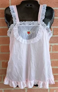 Vintage 80er Damen Top M Undercover Wear transparent Babydoll Dessous Fee Kokette - Bild 1 von 6