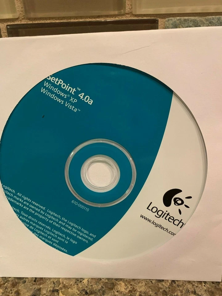 Logitech SetPoint 4.0a CD for Windows XP & Vista Software  - Image 1 of 1