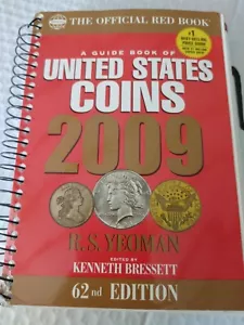 Whitman 2009 Red Book of United States Coins 62nd Edition Yeoman Book - Picture 1 of 1
