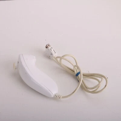 Official Genuine Nintendo Brand Wii Nunchuck Controller White OEM - Image 1 of 4