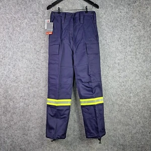 Hard Yakka Pants Womens 8 L Blue Navy Wildlands Reflective 3M Workwear NEW 8731 - Bild 1 von 19