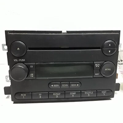 06 07 Ford Freestyle Montego 500 Mustang AM/FM CD radio receiver 6F9T-18C869-BC - Image 1 of 3