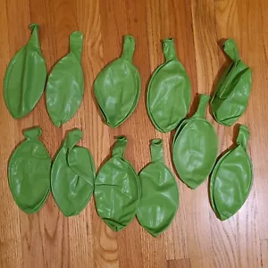 11 Amscan 24 inch latex Balloons Lime Green Party City giant big Birthday looner - Picture 1 of 1