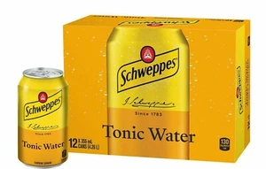 24 Cans (2 Cases) Of Schweppes Tonic Water 12 oz Each - Picture 1 of 1