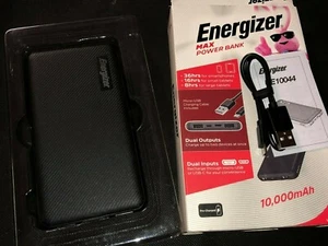 Energizer - MAX 10,000mAh Ultra-Slim Fast Portable Charger for iPhone/iPad/USB - Picture 1 of 2
