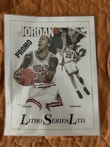 Litho series Ltd. Michael Jordan premier edition Promo RARE PIECE - Picture 1 of 1