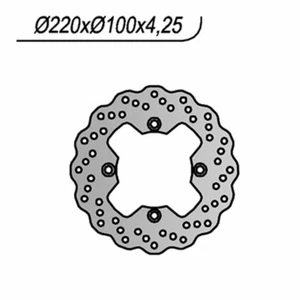Disco De Freno Posterior Kawasaki ZX6R Ninja ZX600P7F/P8F/R9F/RAF/RBF/RCF 600 07 - Imagen 1 de 1