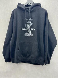 Shelby Cobra Mustang Logo Hoodie Official Licensed JH Design XLarge - Picture 1 of 3