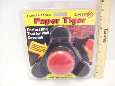 Herramienta de puntuación de tigre de papel Zinsser para fácil extracción de papel tapiz - triple cabezal Foto 1 de 4