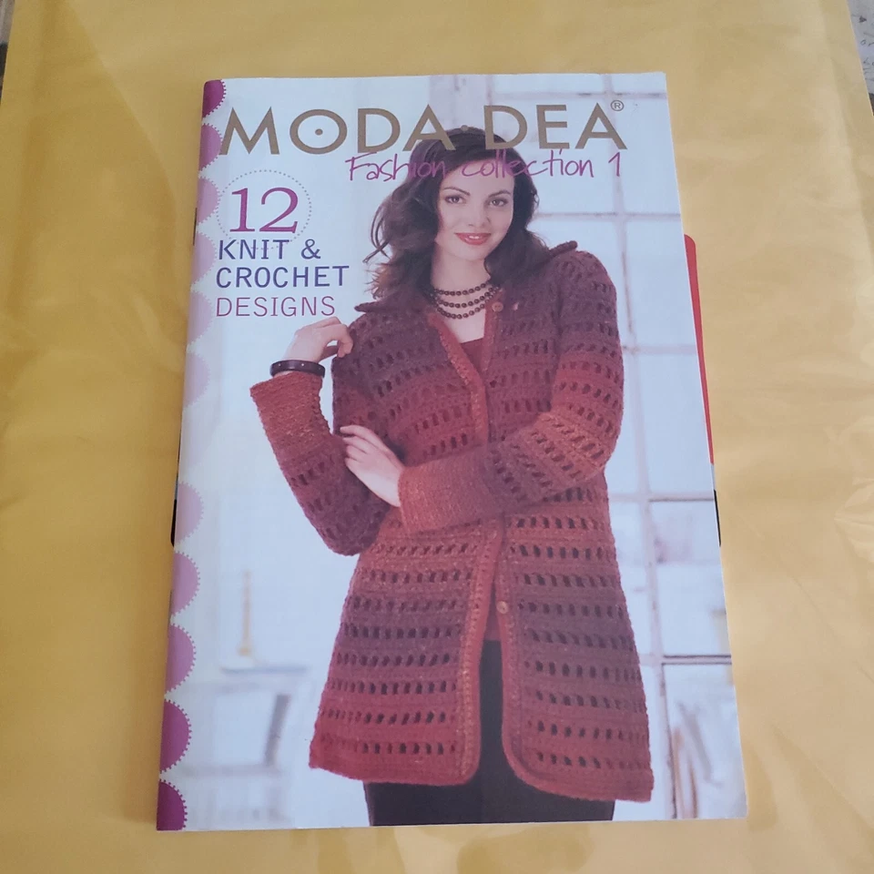 Moda Dea 12 Knit & Crochet Designs Booklet  2007  - Image 1 of 3