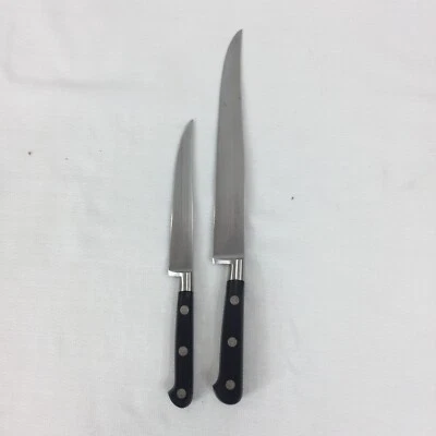 Lot of 2 J.A. Henckels Internation Knives 7 1/2" & 5" Spain 3 Rivet Handle - Image 1 of 4