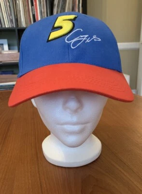 Gorra de carreras Kellogg's Casey Mears 5 NASCAR azul/rojo Tony the Tiger nueva con etiquetas Foto 1 de 4