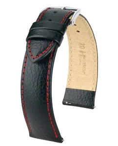 HIRSCH Buffalo Style Watch Band "Kansas", 16-22 mm, 7 colors, new! - Picture 1 of 31